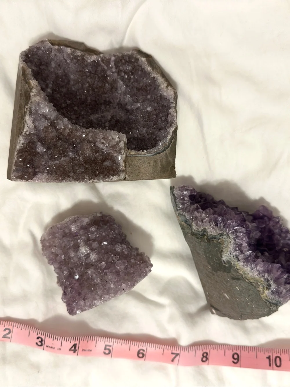 Amethyst Crystals (Set of 3)